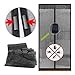 Magic Magnetic Door Curtain Mesh Bug Insect Mosquito Hands Fastening Fly Screen, 90cm x 210cm - Black [version:x7.9] by DELIAWINTERFEL
