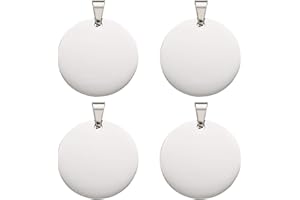 PandaHall - Abalorio redondo de acero inoxidable