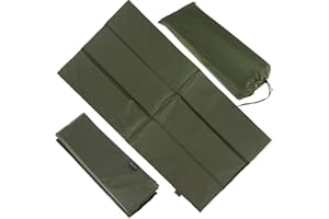 GENERIC Folding Unhooking Landing Mat with Storage Bag Olive Green, Padded, 102x52cm, Compact and Portable for Fish Safety Carp Coarse Fishing Accesorries Tackle