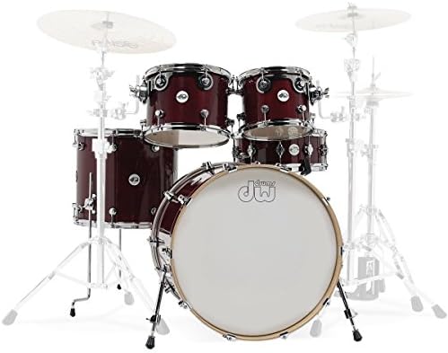 DW Design Series 5 Piece Shell Pack (Cherry Stain Gloss Lacquer)