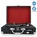 Produktbild DIGITNOW! Plattenspieler Koffer Portable 3-Speed Stereo Turntable & FM Radio Vinyl-Schallplatte auf USB SD Eingebaute Lautsprecher