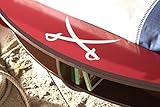 Demeyere 249501 Piraten Bett, Crazy Shark, MDF, 90 x 190 / 200 cm, rot - 7