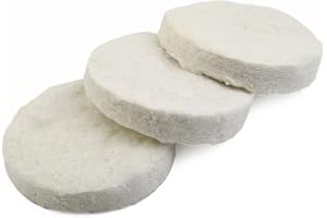 PUUPAA Spugna in ceramica per camino, fibra di calcio magnesio-silicato, isolamento in fibra di bioetanolo, caminetti, focolari, 3 pezzi