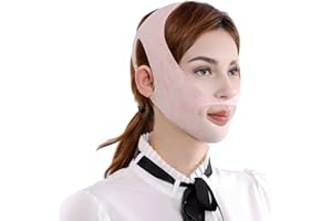 ZEPIQOR Gaine visage, Réutilisable Masque En Forme De V, Gaine double menton, adaptée à un usage quotidien, Rose Amélioré