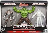 marvel legends vision two pack Marvel Avengers Marvel Legends Avengers Infinite Series 1 Ultron, Hulk & Marvel's Vision 6 Action Figure by Marvel