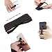 Produktbild I-Sonite (schwarz) Universal Anti-Rutsch-Gummi-Finger-Handy-Griff-Halter für Samsung Galaxy A5 (2018)