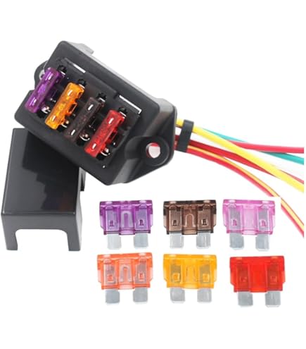 Scatola Portafusibili A 4 Lame Standard ATO Per Auto, Furgoni, 12 V/24 - Foto 4