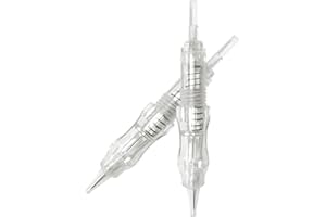 TATELF Cartucce Aghi per Tatuaggi 5RL- 10pcs Screw Needles for Permanent Makeup Tattoo Machine Eyebrow Eyeliner Lip Contour