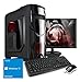 Produktbild Kiebel Komplett-Sett [184173] - Gaming-Bundle (Maus, Tastatur, 55cm TFT) AMD FX-6300 6x3,5GHz | 8GB DDR3-1600 | 240GB SSD + 1TB HDD | NVIDIA Geforce GTX 1050 2GB | USB3 | DVD | Sound | WLAN | Win10