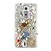 Produktbild spritech (TM) Farbige Diamant mit Luxus Kristall Strass Beautiful Bling Grün Pfau Transparent Hartschale Caver Fall, style-86, LG G4