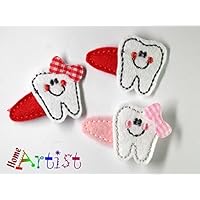 Zahnfee Zahn Haarspange - freie Farbwahl