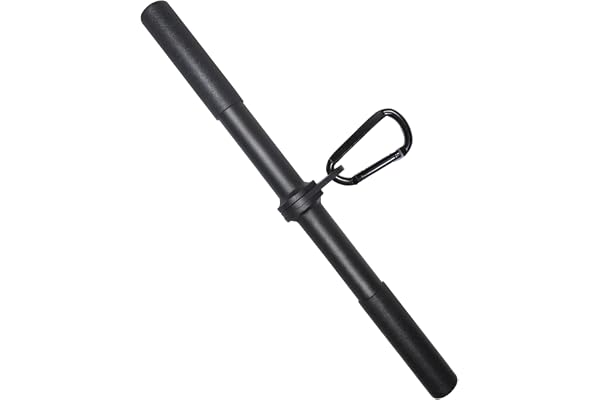 Topfinder DIY Triceps Biceps dragstång fitness gym tillbehör remskiva styrstång med mjuka handtag och karbinhake