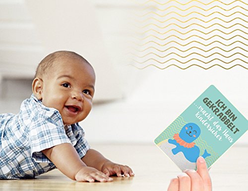 Baby Meilenstein Karten – 45 milestone cards, um die Höhepunkte des 1. Jahres Ihres Babys festzuhalten – Perfekt als Geschenk für Babyparties, zur Geburt und als Willkommensgeschenk für das Baby - 9