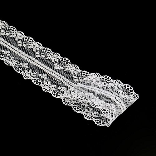 G2PLUS 10 M Vintage Spitzenbordüre Spitzenband Perfekt für Dekoband Handwerk Hochzeit Haus Dekor - 4