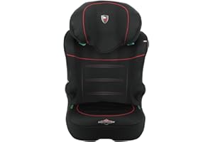 NANIA Siège auto réhausseur enfant ISOFIX - START IFIX R129 i-Size-groupe 2/3 (15-36kg ou106-140 cm) – Appuie-tête réglable en hauteur – Base inclinable-fabrication française(ISOFIX RACING)