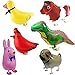 Produktbild Signstek 6 Wanderschuhe Tiere Ballons-geburtstags-party Dekor Kinder Geschenk - Kaninchen, Dinosaur, Pferd, Duck, Huhn, Pug