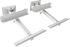 Drall Soporte de Pared para Altavoz (Blanco) Modelo de Metal de Superficie Llana: BH2W