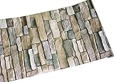 Ladrillo Papel pintado y pégalo es fácil de cortar, limpie con un paño húmedo, instant Peel y aplicar a superficies planas.
