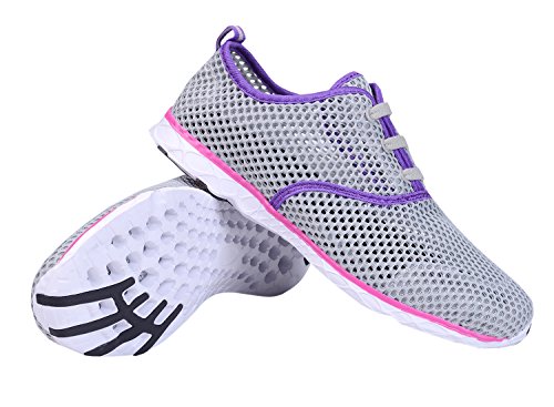 Santiro Damen Atmungsaktiv Wassersportschuhe Ineinander Strandschuhe. - 6