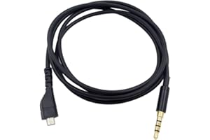 Xingsiyue Ersatzkabel für SteelSeries Arctis 3/5/7/Pro/Pro Wireless Gaming Headsets, 1,2 m, schwarzes Audiokabel