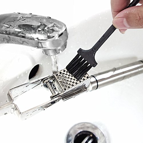 Edelstahl Knoblauchpresse Profiausführung Babykost geeignet Lebenslange Garantie Precision Kitchenware - 6