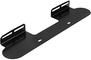 EWIGE Soporte de pared para barra de sonido Sonos Beam, color negro