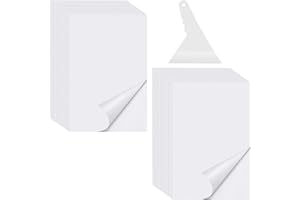 SUNHATY 200 Stück Diamant Malerei Trennpapier Doppelseitiges 15 x 20cm Diamant Lackierwerkzeuge Deckblatt mit 1 Kunststoffschaber Trennpapier Diamantmalerei Abdeckung für Diamond Painting Diamant Zubehör