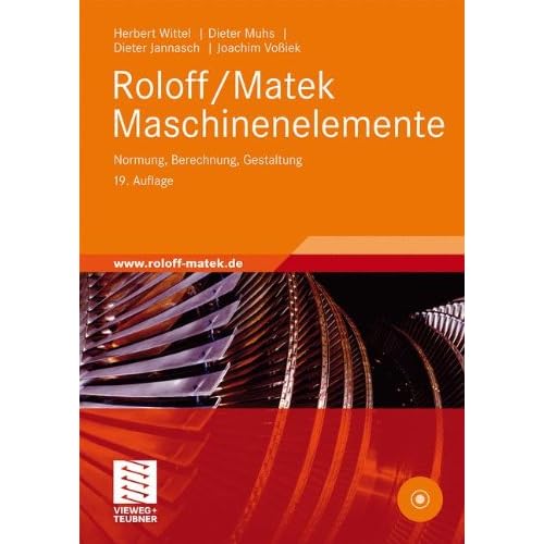 [PDF] Download Roloff/Matek Maschinenelemente: Normung, Berechnung, Gestaltung - Lehrbuch und Tabellenbuch Kostenlos