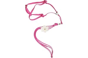 XINYIND Parrot Harness for Parrot Leash Flying Anti-Bite Traction Rope Bird Training Outdoor Carrying Flight Adjustable Harness for Pet Birds Adjustable Harness and Leash Anti-Morsu