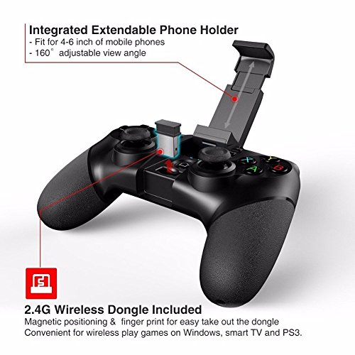 iPEGA PG-9076 Controlador inal  mbrico de juegos Gamepad Joystick para Android Tablet PC   Android   Win XP   7 8 10   PS3