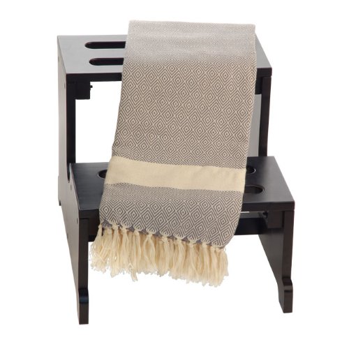 Preisvergleich Produktbild Pestemal Hamam Saunatuch DIAMANT, grau