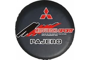 WACDXST Copertura Ruota di scorta Auto, per Mitsubishi Pajero 2019-2023 Impermeabile e Antipolvere AntiGraffio Copertura della Ruota di Scorta Copriruota,B15in