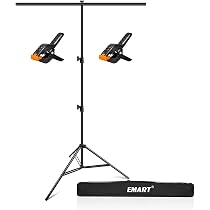 Kit Supporto Portatile A Forma Di T Per Sfondi Fotografici – Larghezza 1,5 M, Altezza Regolabile 1,6-2,6 M, Con Treppiede, Asta Telescopica E Borsa Di Trasporto