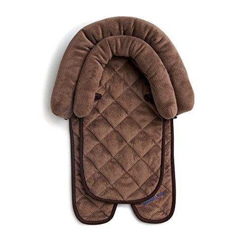 Sunshine Kids® Baby Infant 2 in 1 Soft Head Neck Support Cushion Pillow for Travel, Car Seat, Pushchair, Pram & Baby Carrier etc. (Brown)