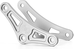 HARDREV Motorcycle Rear Link Kit with Kawasaki Z900RS cafe 2018-2022 Suspension Linkages Z900 2017-2023 rear shock link 2019 2020 2021 Lowering Links Accessories (Silver,Lower 30mm)