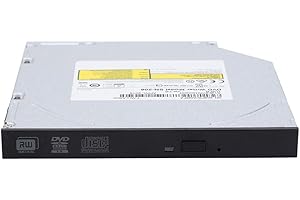Diyeeni Internal Optical Drive, Laptop DVD Drive, DVD-RW/CD Writer, Slim PC Tray Loading, Aluminium, SATA, DVD/CD, Laptop