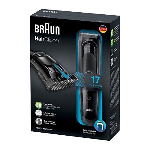 Braun Haarschneider mit 2 verstellbaren Trimmaufsätzen HC5050, Schwarz - 7