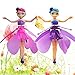 Produktbild Jamisonme Flying Fairy Princess Doll, Infrared Induction Control RC Helicopter Fluttering Toy with Lights for Girls, Ideal Christmas Xmas Gift for Kids Induction (Purple)