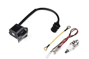 Gdfnmogo Juego de bobinas de encendido, compatible con motosierras 020, 021, 023, 025 MS 200 MS 210 MS 250, pieza de repuesto 0000-400-1306