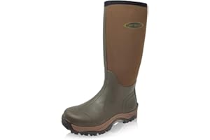 Dirt Boot Neoprene Wellington Muck Boot Pro-Sport Unisex (11 UK, Brown)