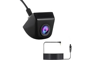 Epronic 4 Pin Backup Camera Front/Rear View Camera with Great Night Vision IP68K Waterproof Reverse Camera for Truck Mirror Dash Cam HD 1080P Backup Camera for Car