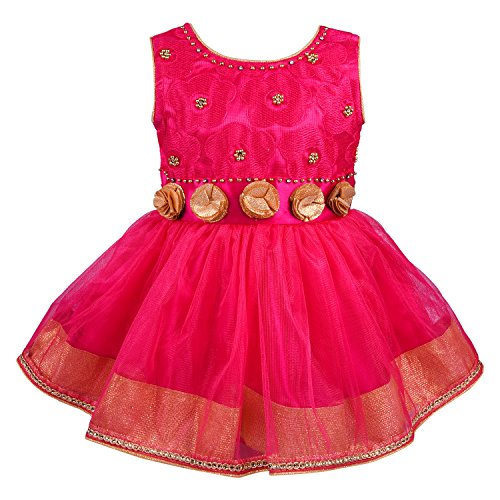 Wish Karo Baby Girls Party Wear Frock Dress DN bx82pnk RS.749 (70.00% Off) - Amazon