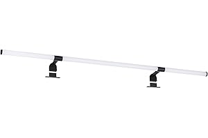SEBSON LED Mirror Light 120cm Bathroom IP44 - Cabinet Mounting, Bath Clamp Lamp - Neutral White 4000K 12W 1550lm - Cupboard Light 360°, 1200x117x50mm
