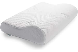 TEMPUR Original Memory Foam Sleeping Pillow, Ergonomic Neck Support Pillow for Side and Back Sleepers, Firm Lying Feeling, L (50 x 31 x 11.5/8.5 cm)