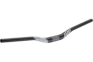 Funn Manillar de Bicicleta de Montaña Full On con Abrazadera de Barra de 35mm y Ancho de 785mm, Manillar de MTB (Negro, Elevación de 30mm)