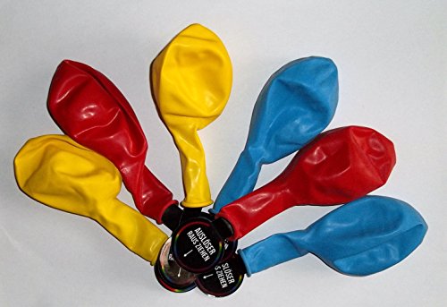 15 LED Luftballons leuchtende Ballons bunt gemischt vom Sachsen Versand