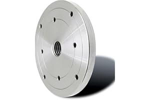 LXZSMH plateau de tournage en bois, mandrin de tournage, Plaque frontale de tour à bois 2'' 3'' 4'' 6'', bride de mandrin de tour à bois filetée en acier argenté for accessoires d'outils de tournage du bois(