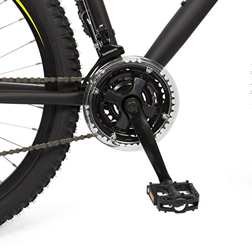 Gregster Mountainbike 26 Zoll für Damen und Herren in schwarz, Fahrrad mit Aluminium Rahmen Shimano Kettenschaltung und Scheibenbremsen - 5