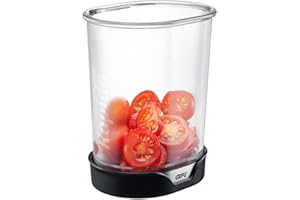 GEFU Scheibenschneider RAPIDO - Profi Schneidebecher für schnelles und sicheres Schneiden von Obst, Gemüse, Eiern, Käse