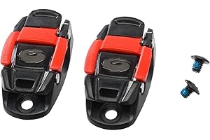 Par de Cierres Sidi Caliper Buckle Negro-Rojo